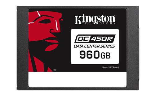 SEDC450R/960G Kingston Data Center DC450R - SSD - cifrado - 960 GB - interno - 25 - SATA 6Gb/s - AES de 256 bits - Self-Encrypting Drive SED