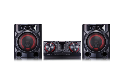 LG CJ65 home audio system Home audio mini system Black, Red