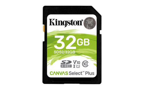 MEMORIA KINGSTON SDXC CANVAS SELECT PLUS 32GB UHSI CLASE 10 SDS2/32GB SDS2/32GB - SDS2/32GB