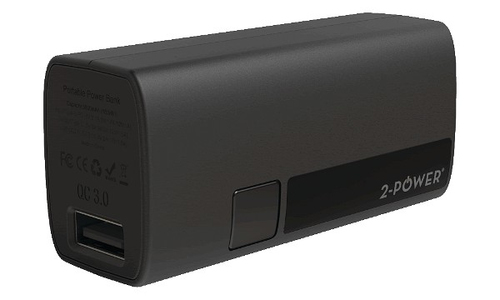 2-Power UBP0119A nešiojamasis įkroviklis 5000 mAh Juoda