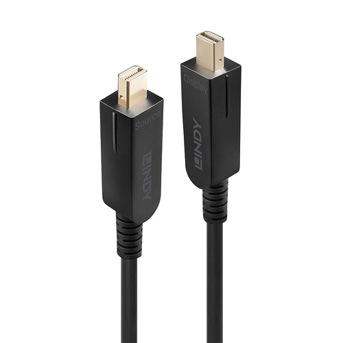 Lindy 100m Fibre Optic Hybrid DisplayPort 1.4 Cable, afbeelding 2