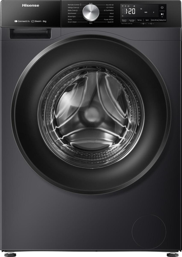 Hisense 3S Series WF3S8043BB3 WiFi-enabled 8 kg 1400 Spin Washing Machine - Black - image 1