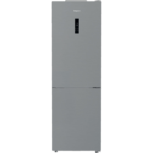 Hotpoint Hpk 26362 XP5UK 186cm 60/40 No Frost Fridge Freezer - Grey - D Rated, Grey - image 1