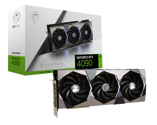 MSI SUPRIM GeForce RTX 4090 24G видеокарта NVIDIA 24 GB GDDR6X
