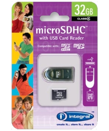 Integral INMSDH32G4NAUSBR memory card