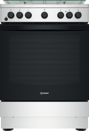 Indesit IS67G4PHX/E Freestanding cooker Electric Gas Stainless steel