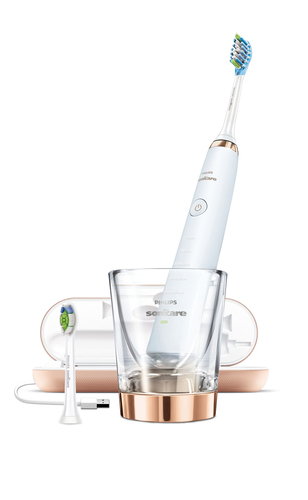Philips Sonicare DiamondClean HX9395/88 electric toothbrush Adult Sonic toothbrush Rose gold, White