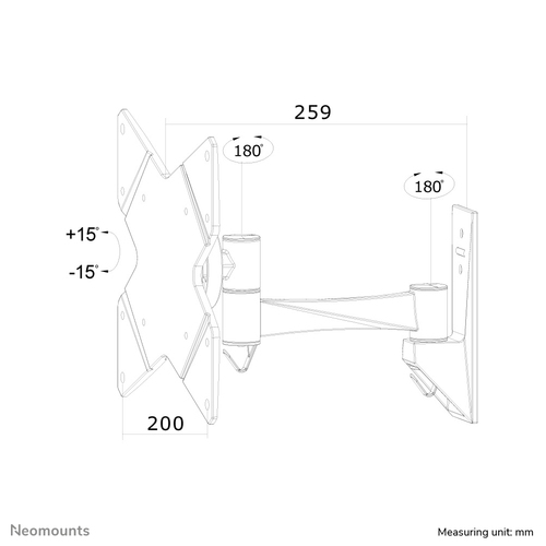 Neomounts FPMA-W825 - Monitor wandsteun, afbeelding 7