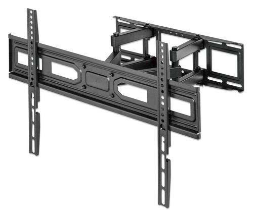 Manhattan Soporte de pared (Articulado) para TV/monitores, pantallas 32"–65", Compatibilidad VESA: de 100x100 a 600x400 mm (verifique las dimensiones de los cuatro orificios de montaje traseros), carga máxima 40 kg, negro imagen 1