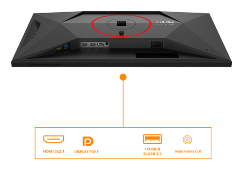 Aoc Agon U27G4R 27 Ips Dual-Mode 4K at 160Hz Full HD at 320Hz Gaming Monitor - image 4