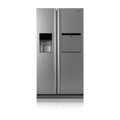 Samsung RSH1KTPE side-by-side refrigerator Freestanding Platinum, Silver