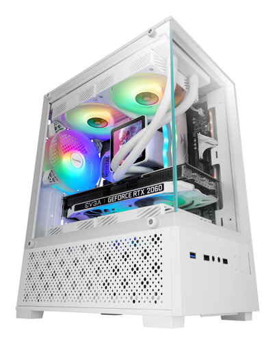 Mars Gaming MC-SE2W Mini Tower White