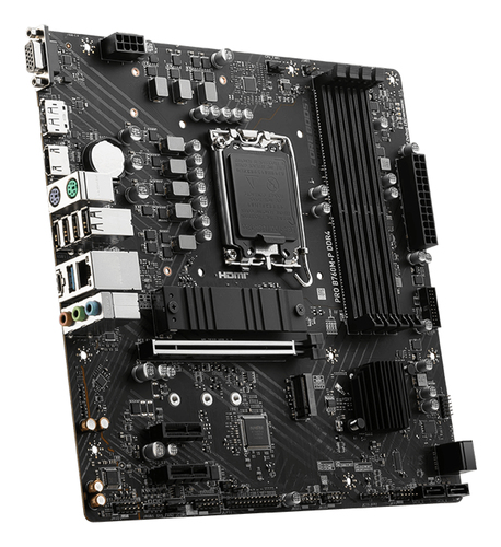 Msi Pro B760M-P DDR4 LGA1700 Motherboard, Black - image 4