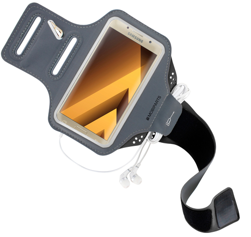 Mobiparts Comfort Fit Sport Armband Samsung Galaxy A3 (2017) Black – image 4