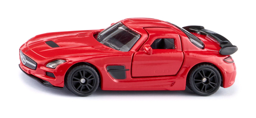 Siku Mercedes-Benz SLS AMG Black Series sports car – playtime fun with iconic gullwing doors