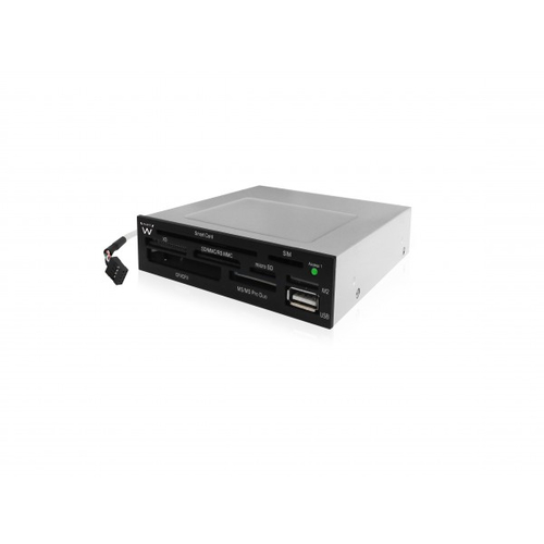 Ewent EW1077 card reader USB 2.0 Internal Black, Grey