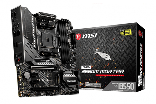 MSI MAG B550M Mortar AMD B550 Разъем AM4 Микро ATX