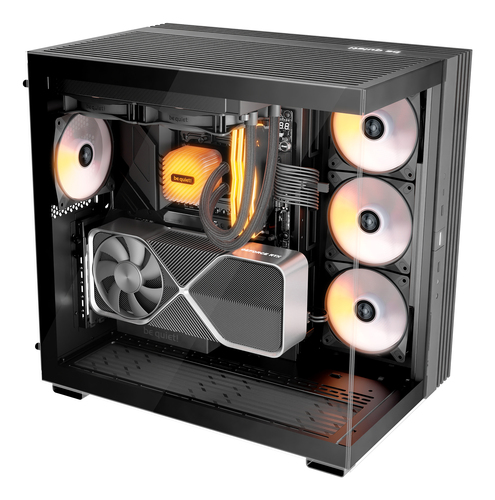 Gabinetes Gaming Be Quiet Light Base 600 DX Black