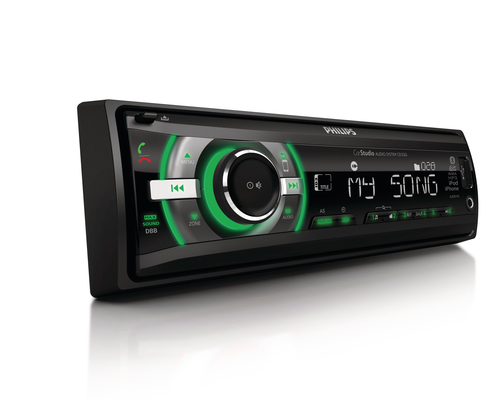 Philips CarStudio CE152G/51 car media receiver Black