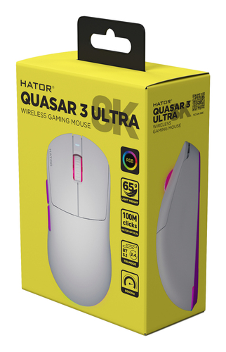 Hator Quasar 3 Ultra 8K Wireless HTM771 - Muis, afbeelding 7