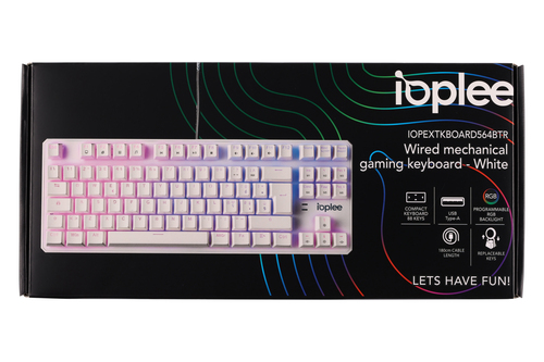 IOPLEE 564BTR keyboard Universal USB QWERTY Italian White – image 9