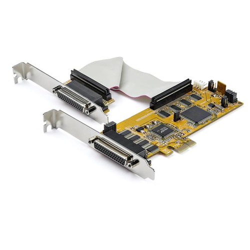 TARJETA ADAPTADORA PCIE - 8  PUERTOS SERIAL RS232 - BAJO PERFIL - Código: PEX8S1050LP | Compra en Guadalajara