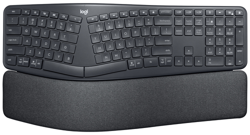 Logitech ERGO K860 Ergonomic Split - Teclado - inalámbrico - 24 GHz Bluetooth 50 - 920-009166