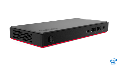 11AES0FM00 Lenovo ThinkCentre M90n-1 11AE - Nano - Core i3 8145U / 21 GHz - RAM 8 GB - SSD 128 GB - UHD Graphics 620 - GigE - WLAN 80211a/b/g/n/ac Bluetooth 50 - Win 10 Pro 64 bits - monitor ninguno - gris hierro cubierta superior negro bisel medio rojo cubierta inferior