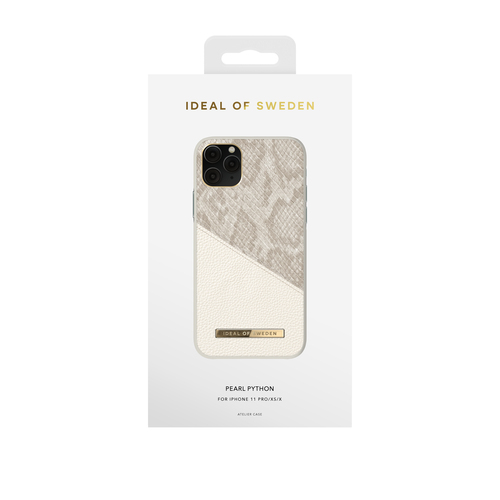 iDeal of Sweden Atelier Case iPhone 11P/XS/X Pearl Python – image 1
