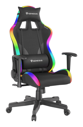 GENESIS Trit 600 RGB Универсальное игровое кресло Мягкое сиденье Черный