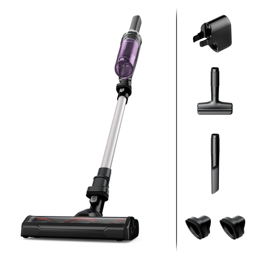 Rowenta RH1129 2-in-1 stick vacuum Battery Cухой Без мешка 0,4 L 100 W Пурпурный, Алюминий