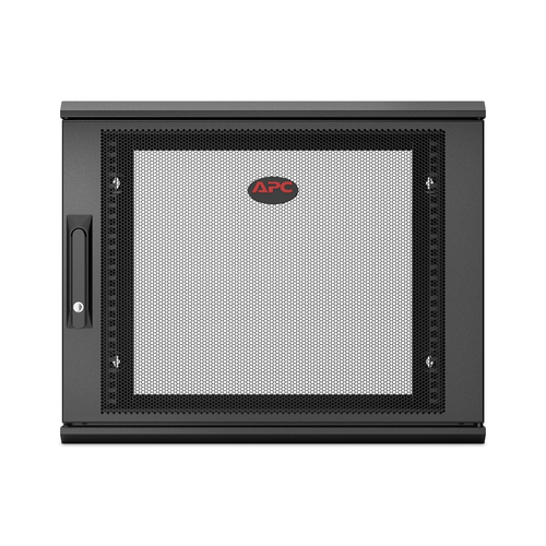 APC NetShelter WX AR109SH6, 9U, 19 inch patch cabinet, Wall mount, Pre-assembled, 600MM deep. Type: Wall mounted rack, Rac