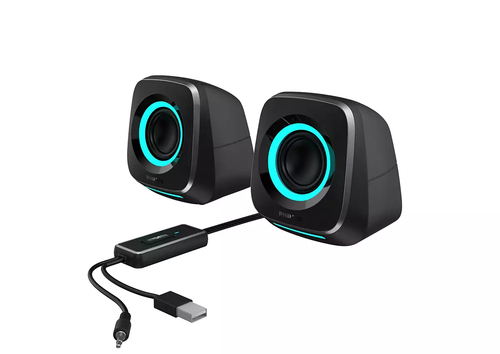 Philips SPA710/93 loudspeaker 2-way Black Wired