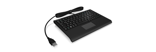 Keyboard USB RaidSonic ACK-3410 DE black Mini, afbeelding 2