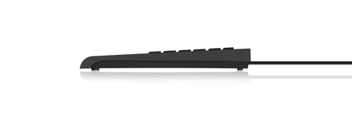 Keyboard USB RaidSonic ACK-3410 DE black Mini, afbeelding 5