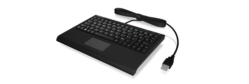 Keyboard USB RaidSonic ACK-3410 DE black Mini, afbeelding 3