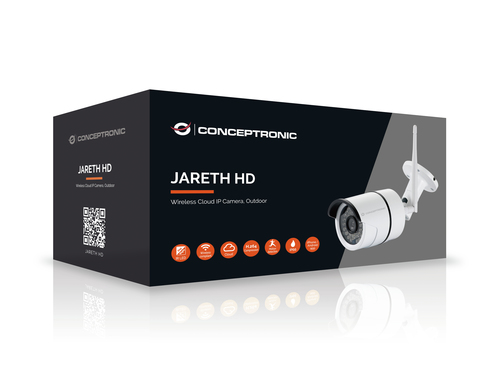 Conceptronic JARETH02W bewakingscamera Rond IP-beveiligingscamera Buiten 1280 x 720 Pixels Plafond/muur, afbeelding 2