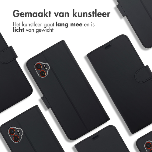 Accezz Wallet Softcase Bookcase voor de Samsung Galaxy Xcover 7 Pro - Zwart, afbeelding 2