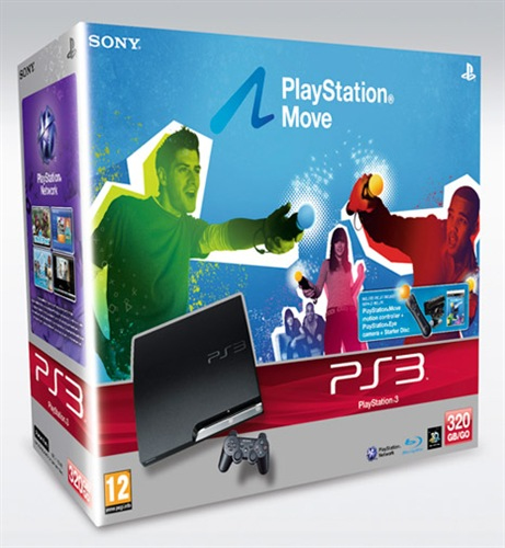 Sony Console Ps3 320gb + Move