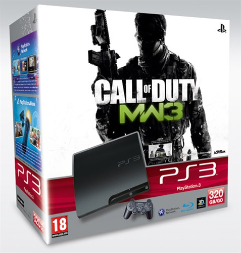 Sony Console Ps3 320gb + Cod Mw3 Ps3