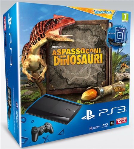 Sony Console Ps3 12gb + Dinosauri + Move