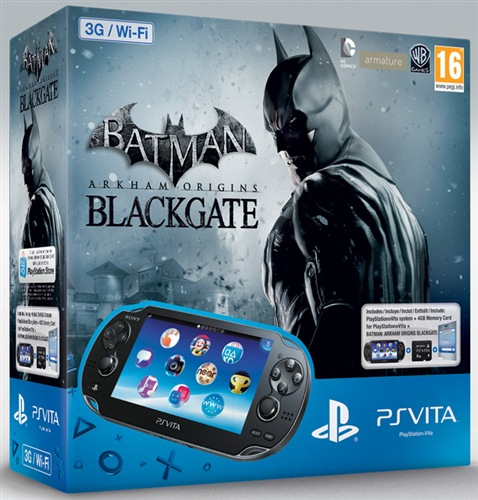 Sony Console Ps Vita 3g + Batman Ark + Mc 4gb