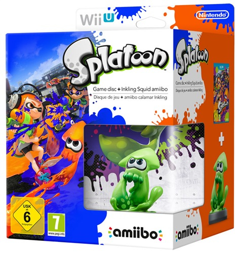 Nintendo Splatoon + Amiibo Squid Wii U Standard Itaalia