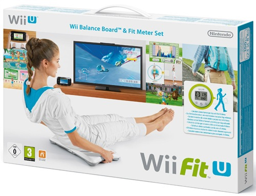 Nintendo Wii Fit U + Balance + Fit Meter Wii U Standarts Itālijas