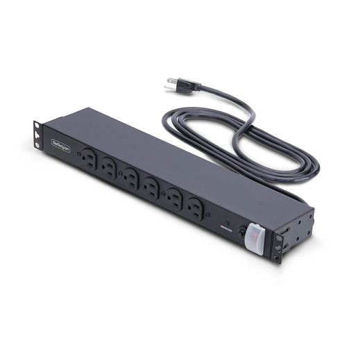 14-OUTLET RACKMOUNT PDU, 1U SERVER POWER STRIP WITH 6X FRONT AND 8X REAR PORTS,