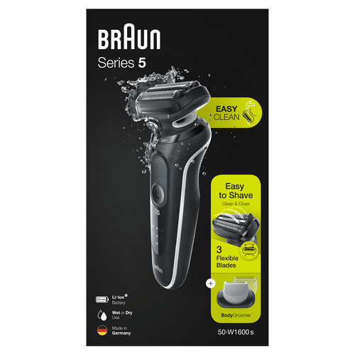 Braun Series 5 50-W1600s Foil shaver Trimmer White – image 7