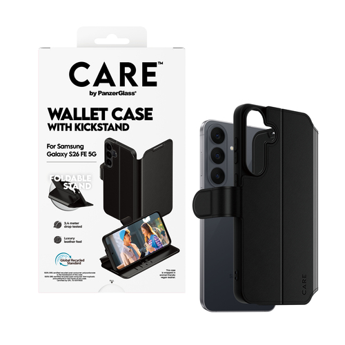 PanzerGlass CARE™ by PanzerGlass® Wallet Case Black Samsung Galaxy S26 FE – image 6