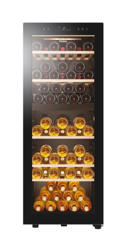 Haier Wine Bank 50 Series 5 HWS79GDG Compressor wine cooler Freestanding Black 79 bottle(s) – image 1
