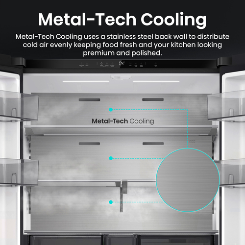 Hisense RQ5P640SSKD side-by-side refrigerator Freestanding – image 8