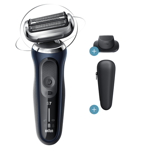 Braun Series 7 70-B1200s Foil shaver Trimmer Blue – image 6
